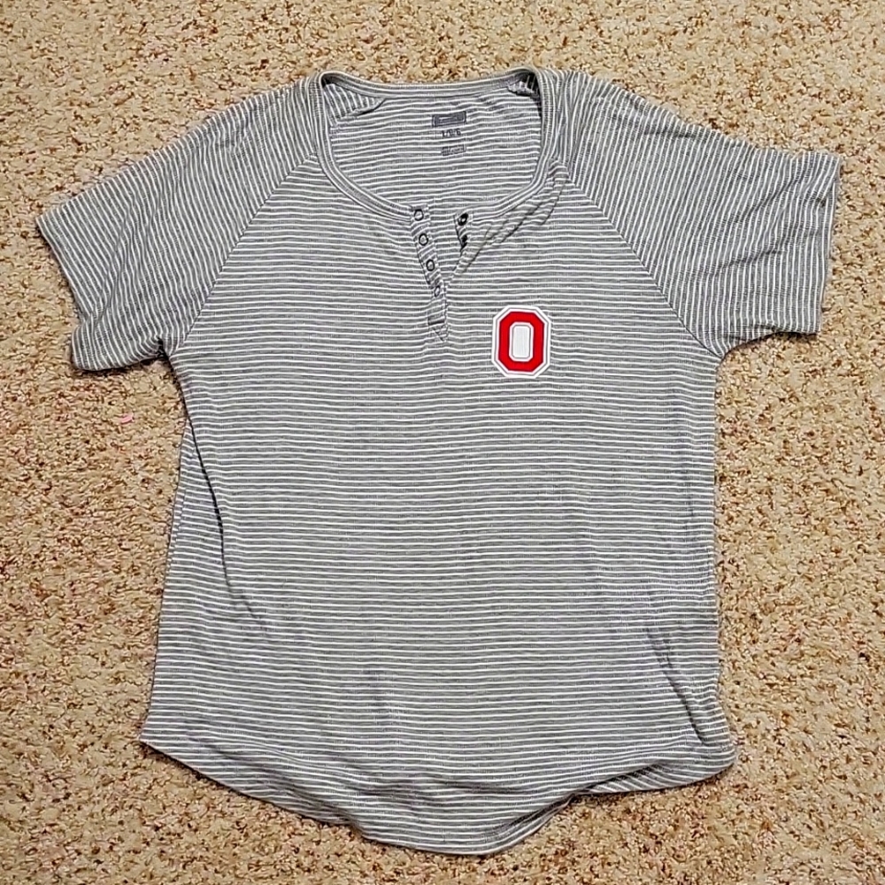 Victorias Secret Pink Tailgate Ohio State Top